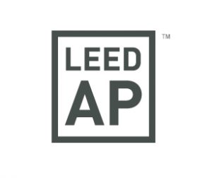 A logo of leed ap.
